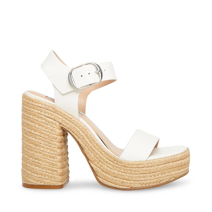 Steve Madden JANICE Női Magassarkú Fehér | 532ENLGAT