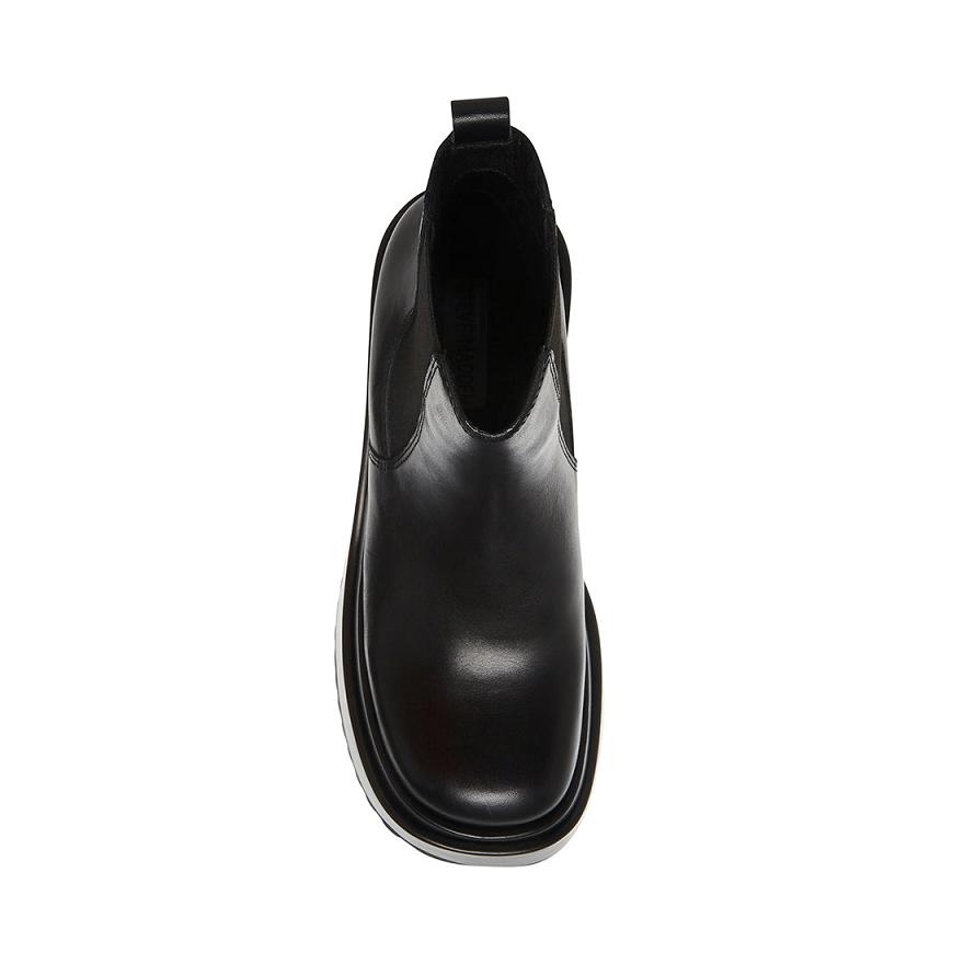Steve Madden JESSE Női Bokacsizma Fekete | 617XFBIJU