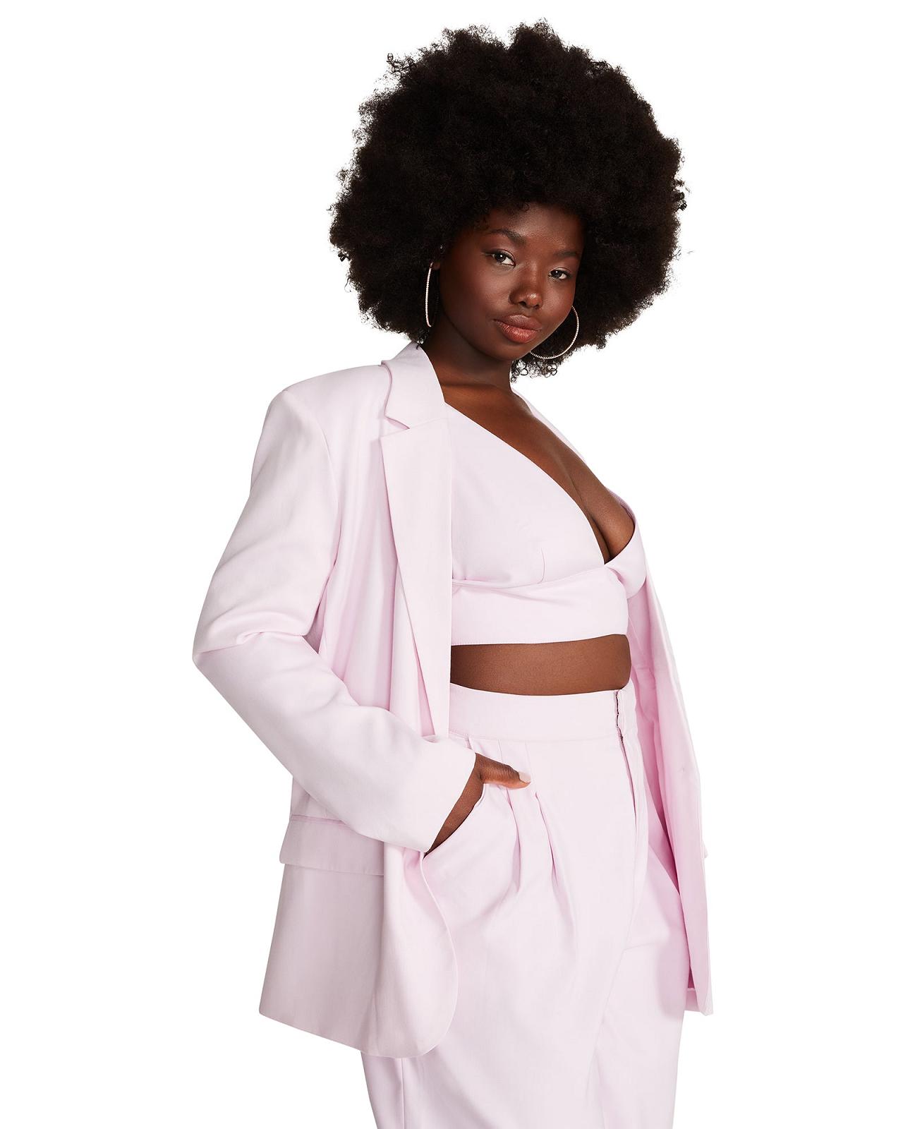 Steve Madden KAIRA BLAZER Női Blézerek Rózsaszín | 807AIBWMF