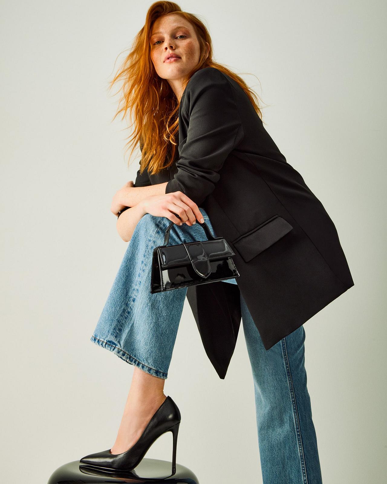 Steve Madden KAIRA BLAZER Női Egy darab és készlet Fekete | 615OTDPWK