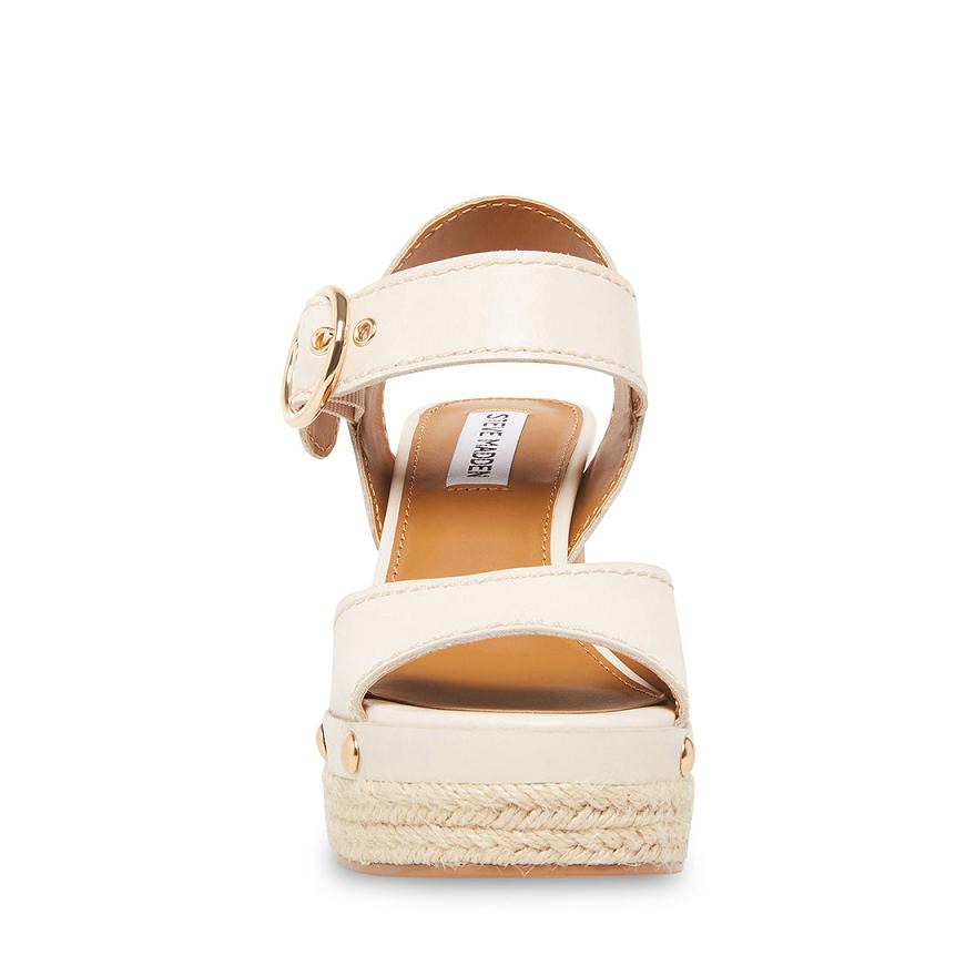 Steve Madden KAMILLE Női Platform Cipő Bone | 260LAFNYB