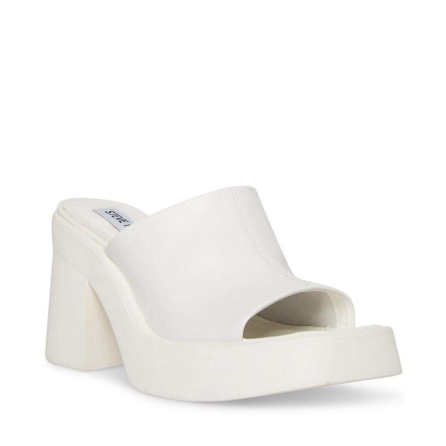 Steve Madden KANE Női Szandál Fehér | 731YJQDPF