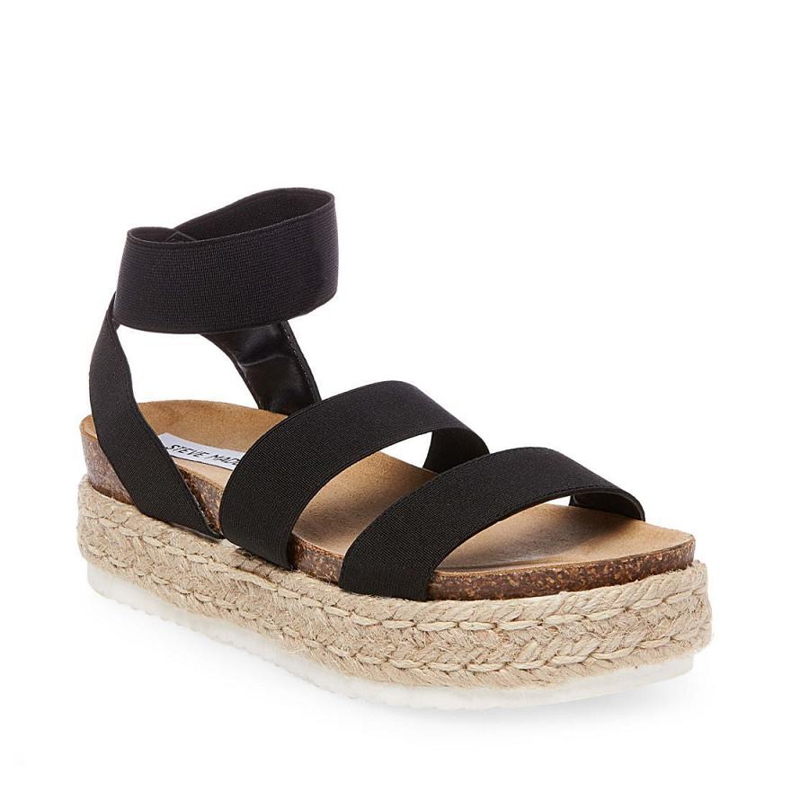 Steve Madden KIMMIE Női Balerina Cipő Fekete | 795QDZKEY