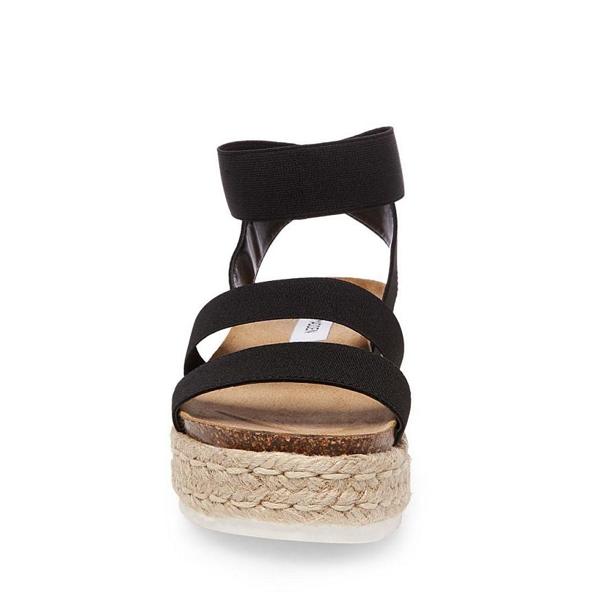 Steve Madden KIMMIE Női Balerina Cipő Fekete | 795QDZKEY