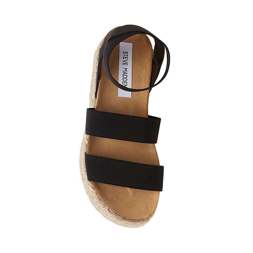 Steve Madden KIMMIE Női Balerina Cipő Fekete | 795QDZKEY