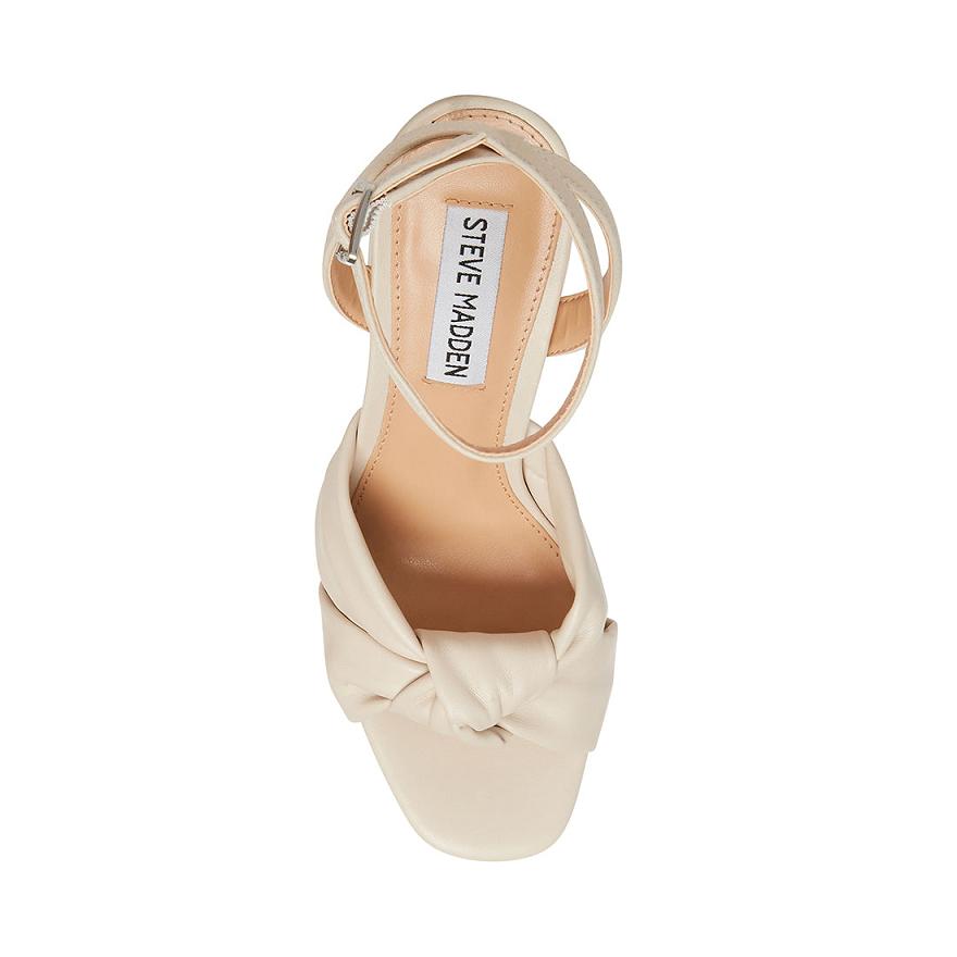 Steve Madden LALA Női Platform Cipő Bone | 507VREUCY