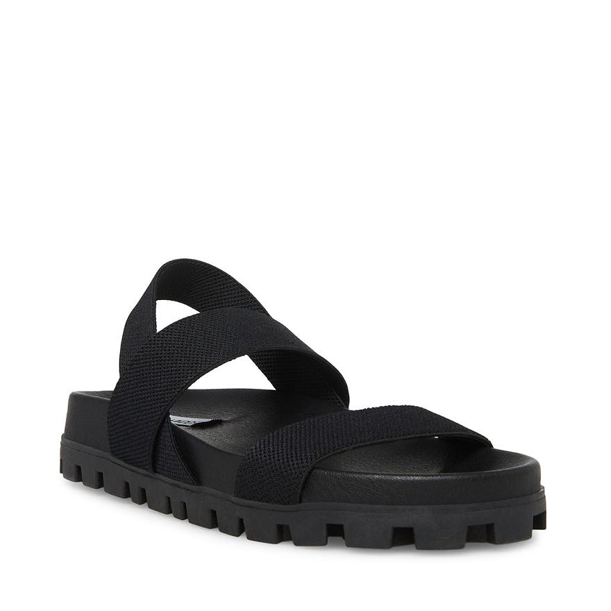 Steve Madden LANDMARK Női Szandál Fekete | 632DINGJE