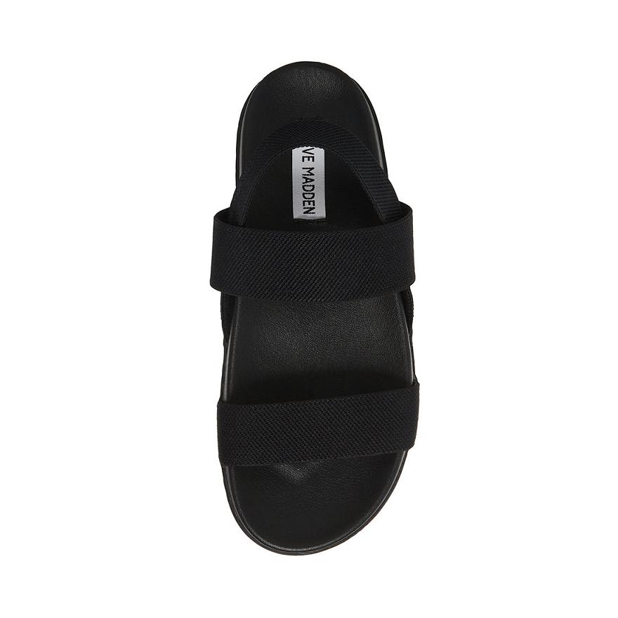Steve Madden LANDMARK Női Szandál Fekete | 632DINGJE