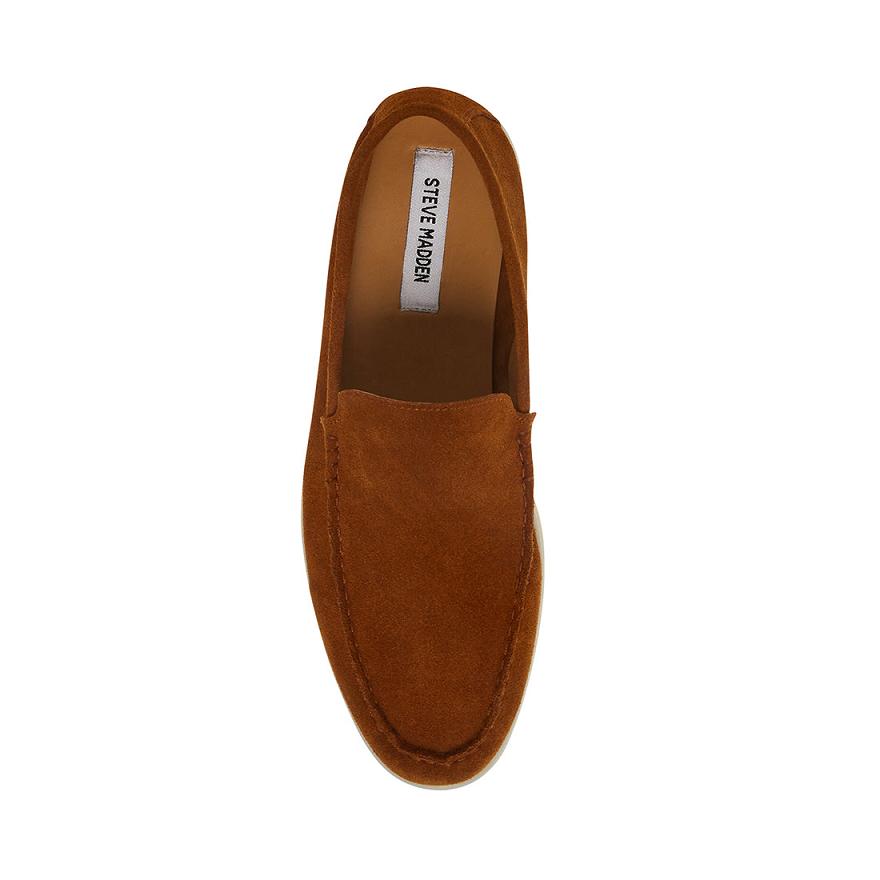 Steve Madden LARKEN Férfi Loafer Cipő Barna | 165QICRVW