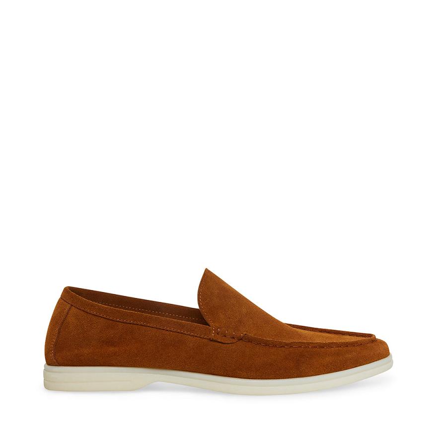 Steve Madden LARKEN Férfi Loafer Cipő Barna | 165QICRVW