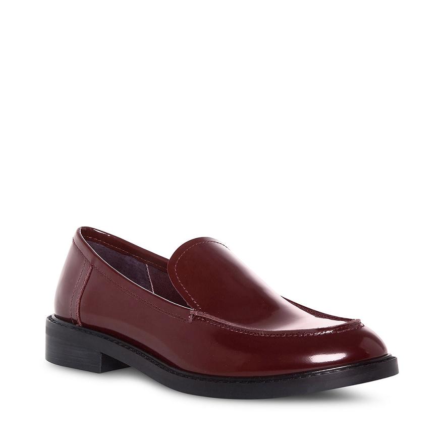 Steve Madden LARUSSO Női Loafer Cipő Bordó | 731BZOJFU