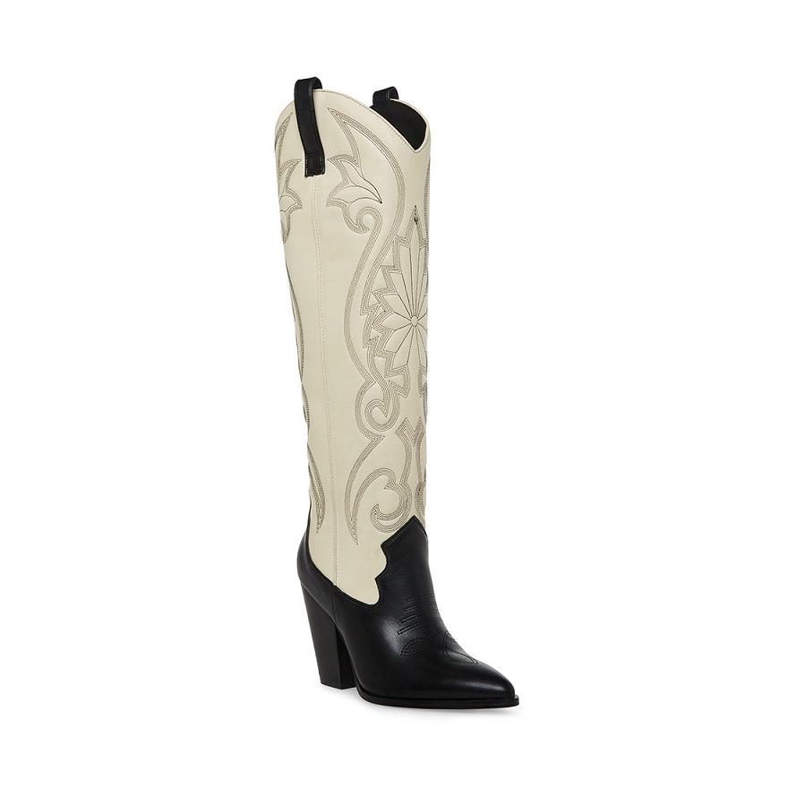 Steve Madden LASSO Női Hosszú Szárú Csizma Fekete | 724ACWUYR