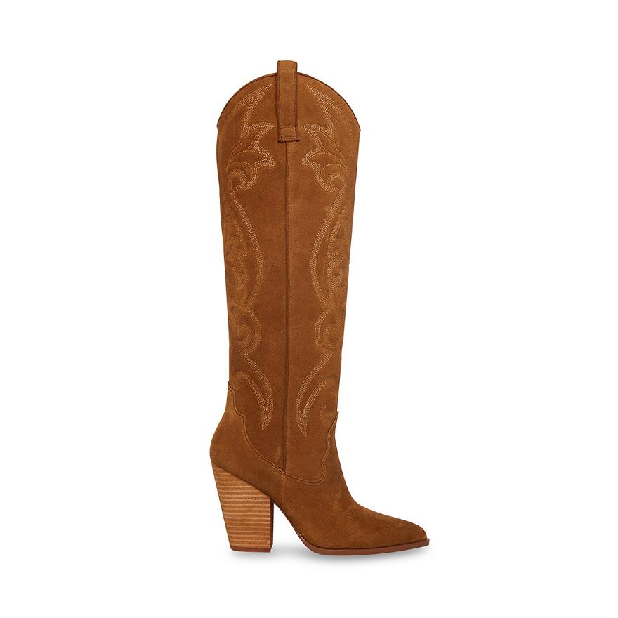 Steve Madden LASSO Női Hosszú Szárú Csizma Barna | 856GHKOBA