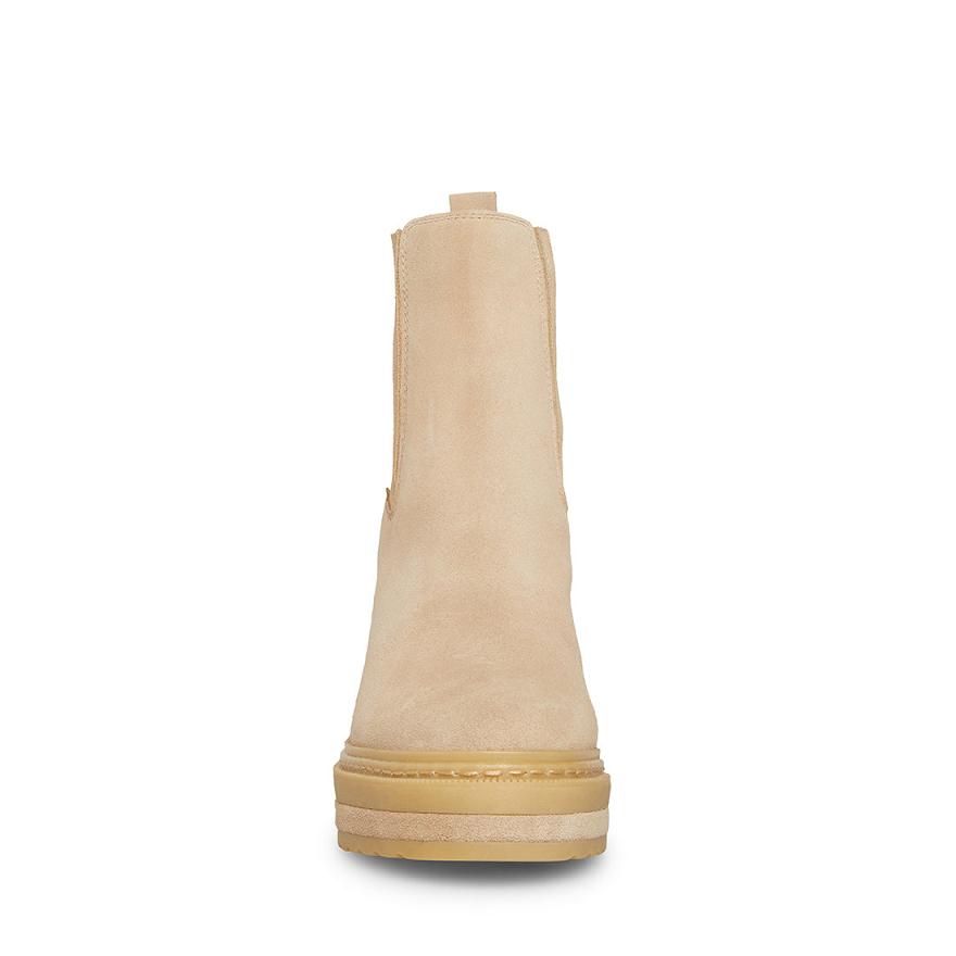 Steve Madden LENNY Női Chelsea Csizma Sand | 238YFQHDM