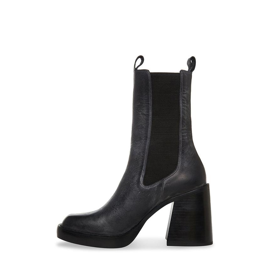 Steve Madden LIRA Női Chelsea Csizma Fekete | 815LEIKVT