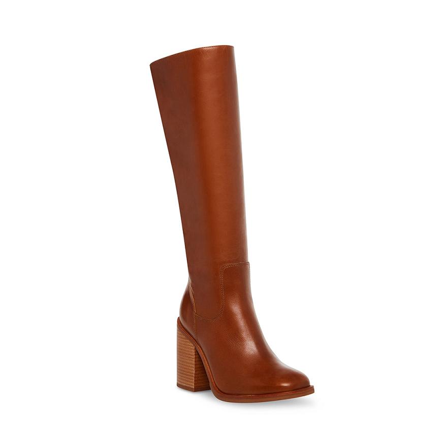 Steve Madden LIZA Női Hosszú Szárú Csizma Barna | 168VEWCNB