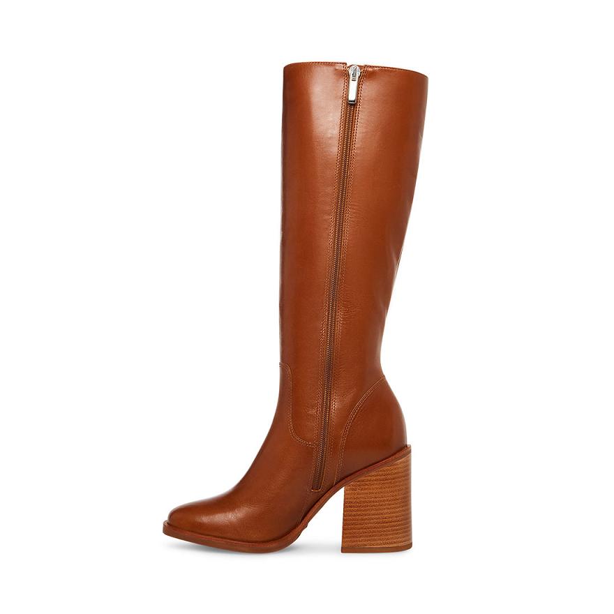 Steve Madden LIZA Női Hosszú Szárú Csizma Barna | 168VEWCNB