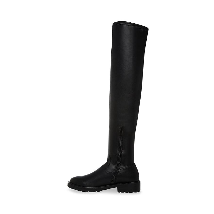 Steve Madden LIZBETH Női Hosszú Szárú Csizma Fekete | 491MGICPY