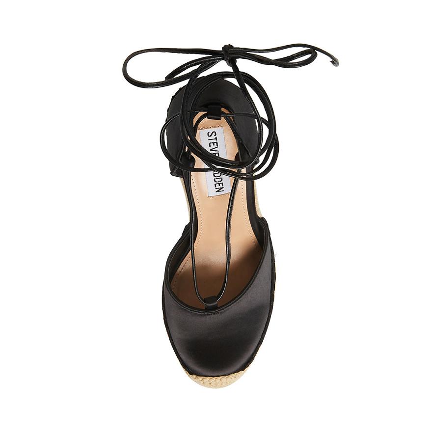 Steve Madden LORETTA Női Szandál Fekete | 308LJDBMT