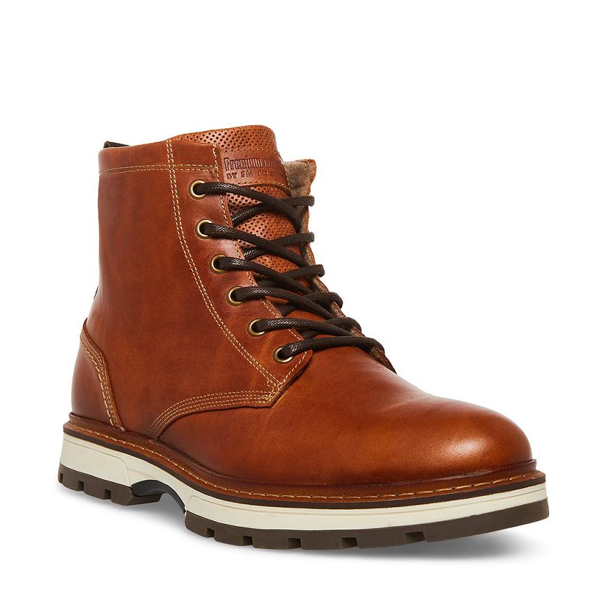 Steve Madden LUCIUS Férfi Csizma Barna | 124HGTYBI