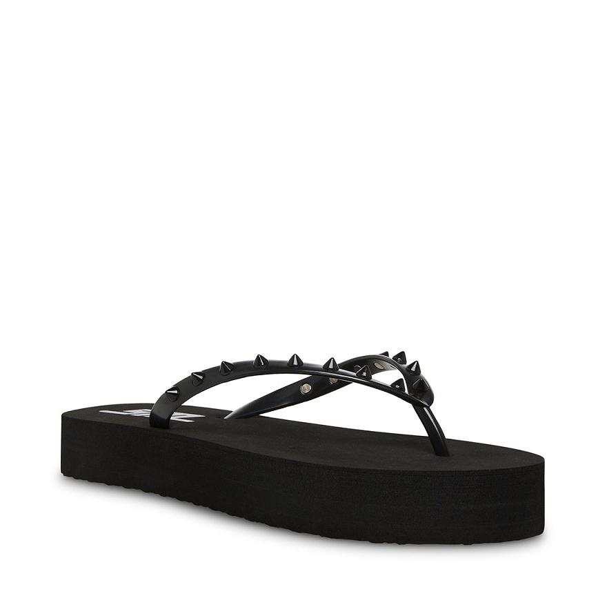 Steve Madden LUMI Női Szandál Fekete | 138WPKTZS