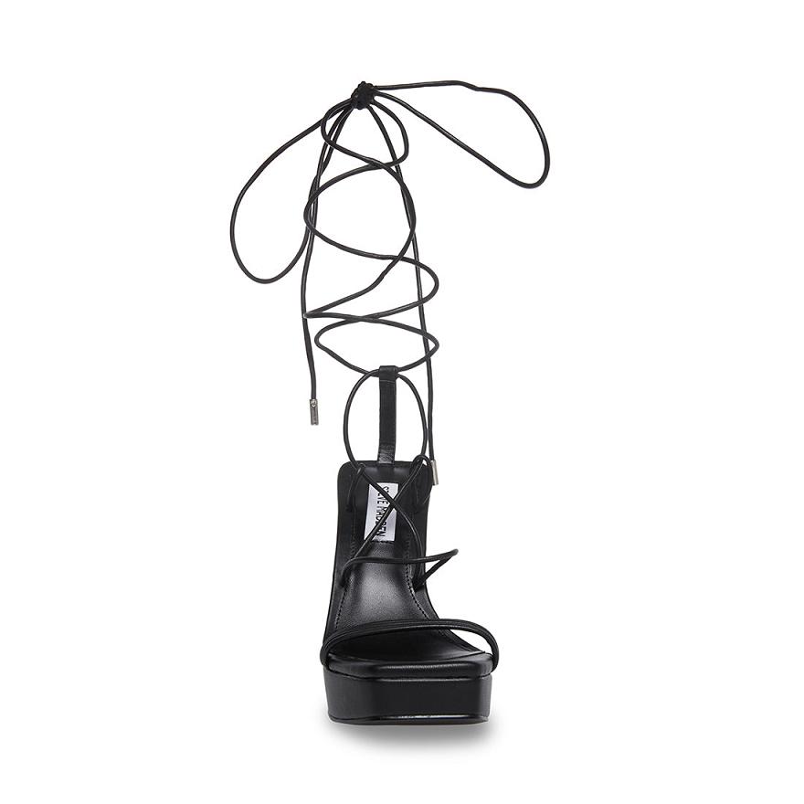 Steve Madden MANZIE Női Platform Cipő Fekete | 143TXQJEA