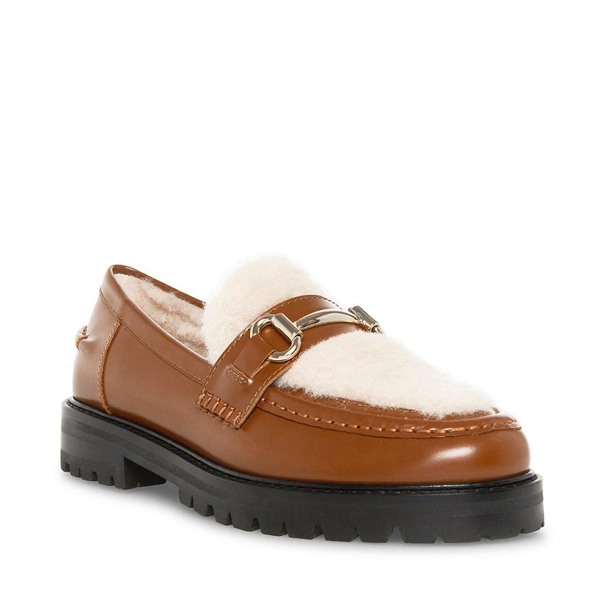 Steve Madden MARIANNA Női Loafer Cipő Barna | 671HEPCOB