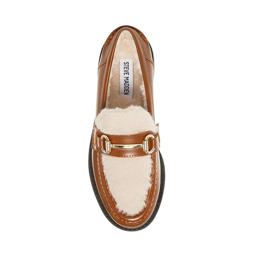 Steve Madden MARIANNA Női Loafer Cipő Barna | 671HEPCOB