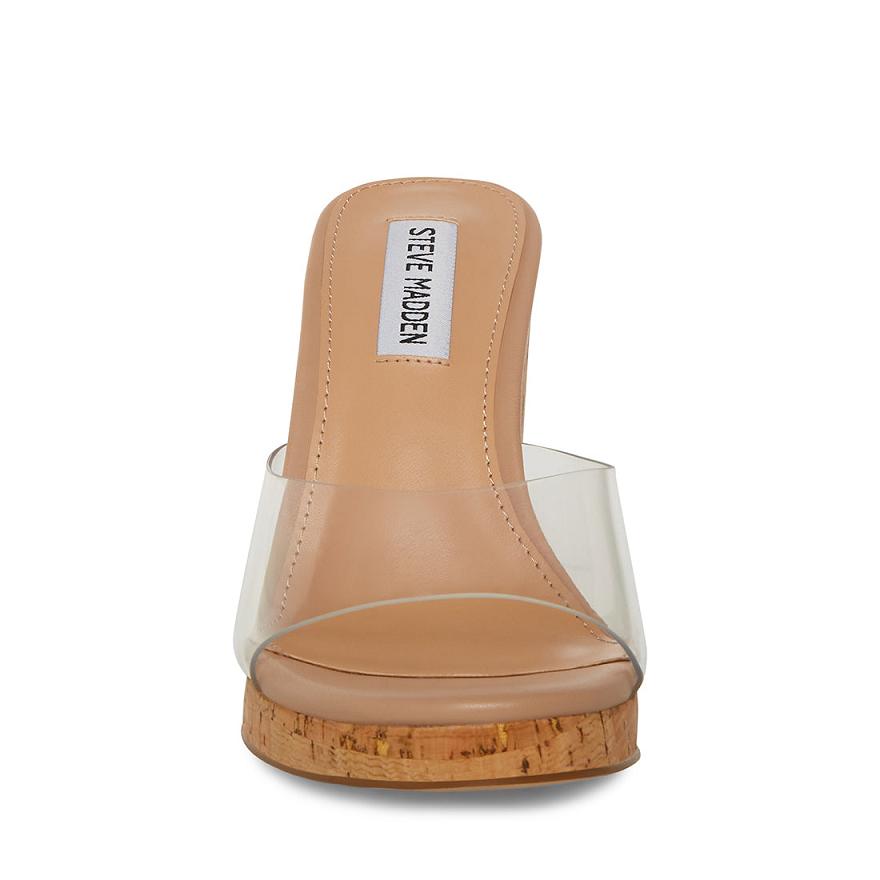 Steve Madden MARVELOUS Női Szandál Clear | 751OUEQGX