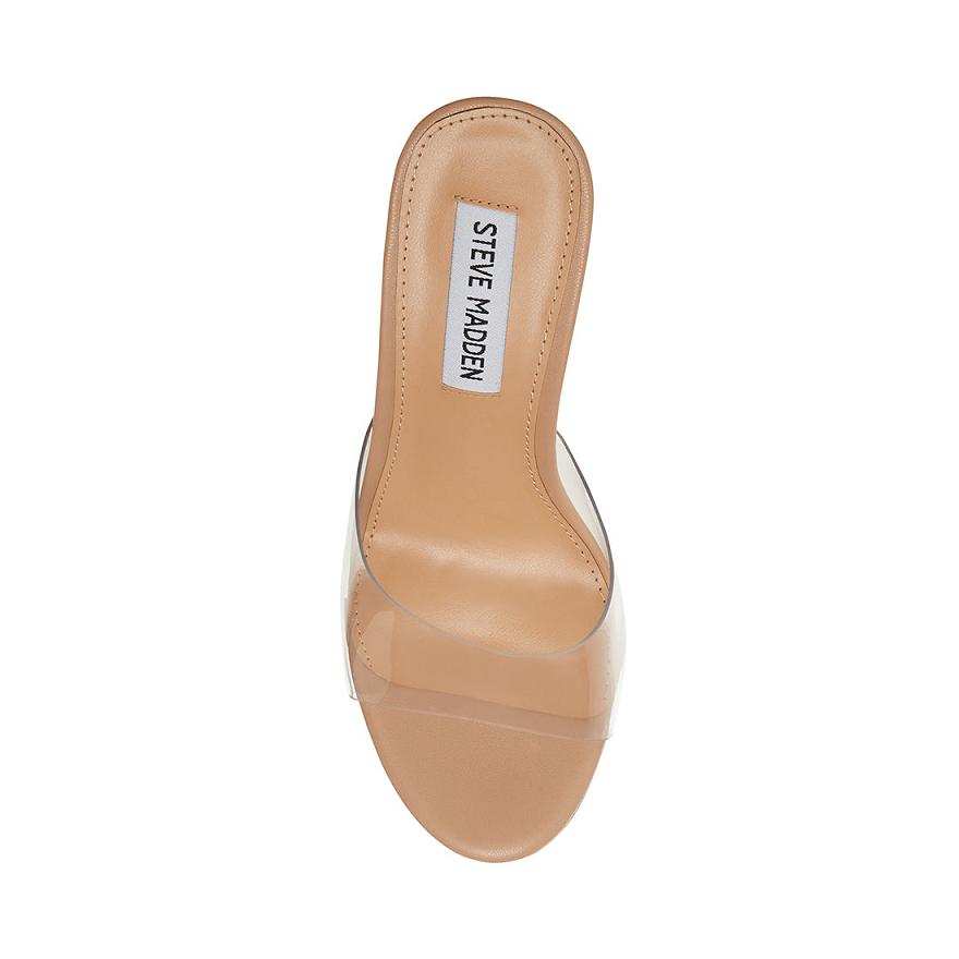 Steve Madden MARVELOUS Női Szandál Clear | 751OUEQGX