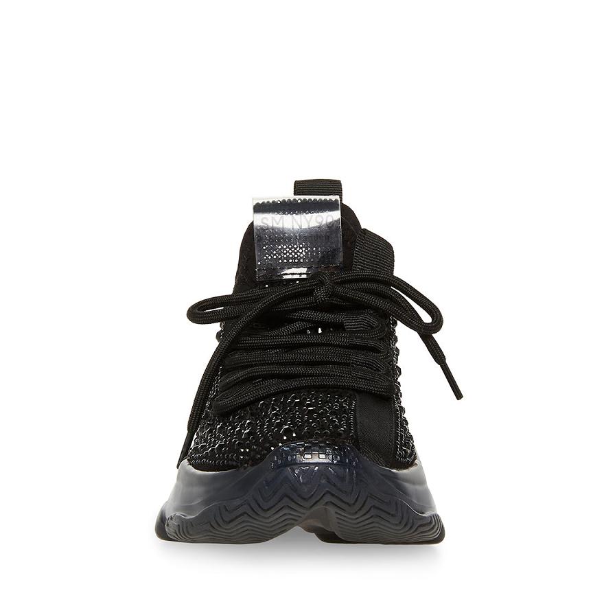 Steve Madden MAXIMA-R Sneakers Női Sneaker Fekete | 674ZBKSNQ