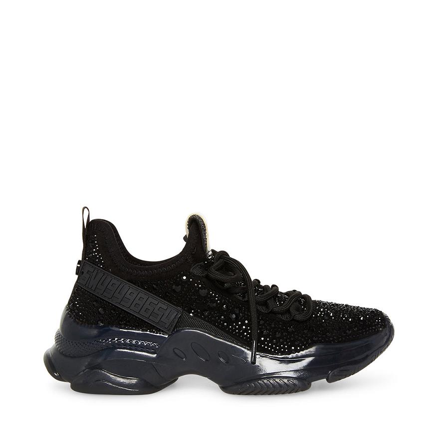 Steve Madden MAXIMA-R Sneakers Női Sneaker Fekete | 674ZBKSNQ