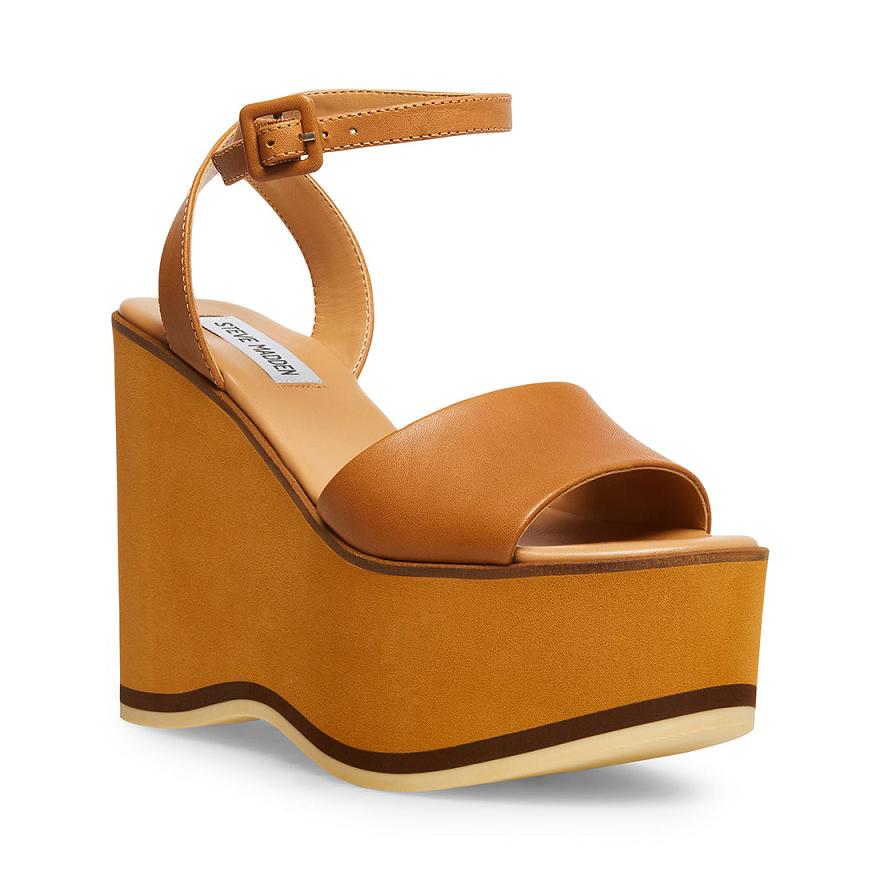 Steve Madden MILAN Női Szandál Barna | 631AXPHWU