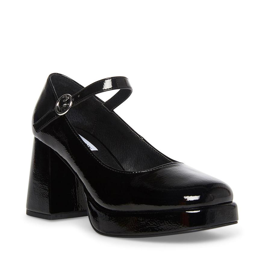 Steve Madden MINGLE Mary Jane Női Platform Cipő Fekete | 219VSJEPX