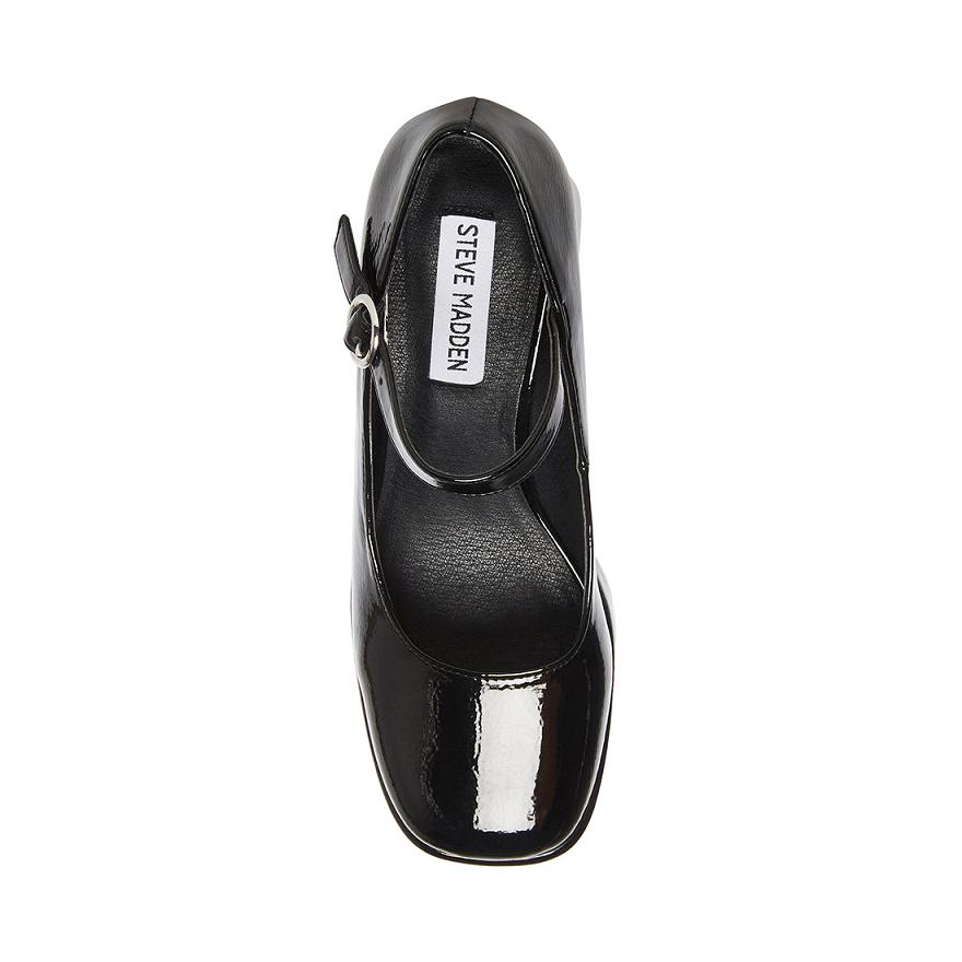 Steve Madden MINGLE Mary Jane Női Platform Cipő Fekete | 219VSJEPX