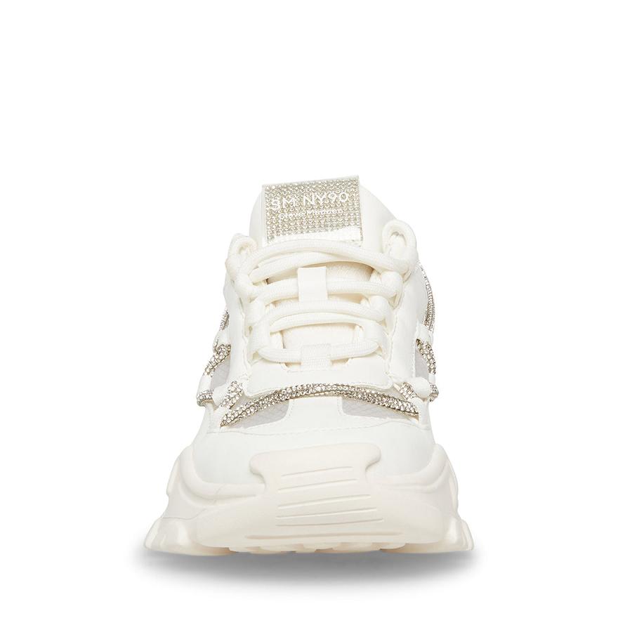 Steve Madden MIRACLES Női Sportcipő Fehér | 820QVUPTX
