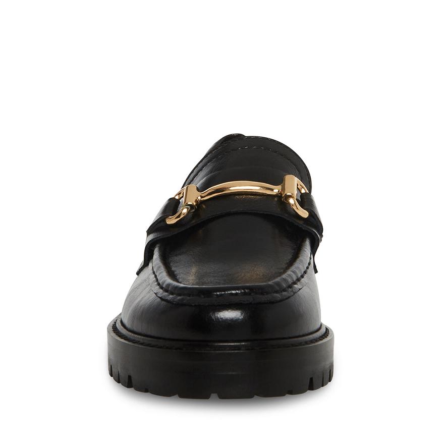Steve Madden MISTOR Női Loafer Cipő Fekete | 615WQEZVA