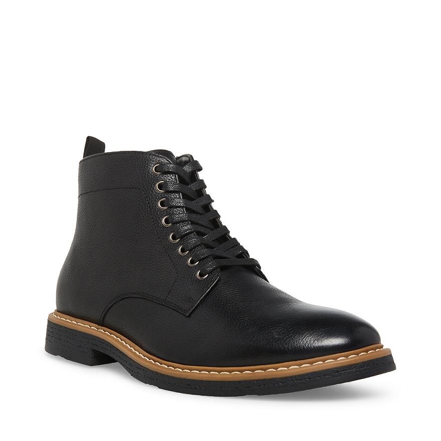 Steve Madden MITCHELL Férfi Cipő Fekete | 781JLKAET