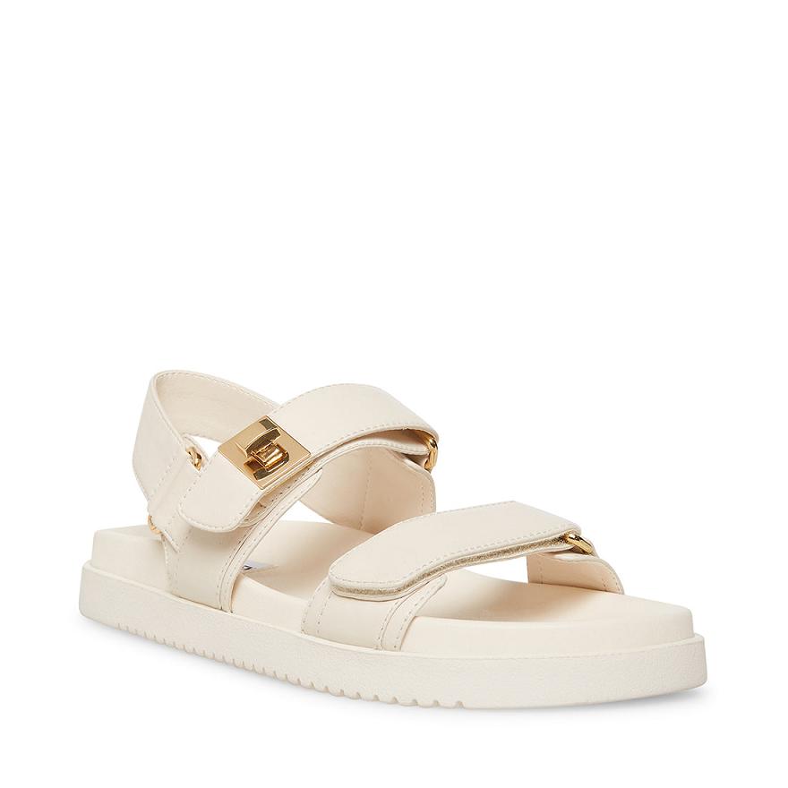 Steve Madden MONA Női Szandál Bone | 178BIHXCW