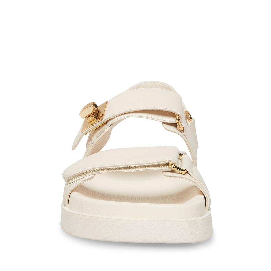 Steve Madden MONA Női Szandál Bone | 178BIHXCW