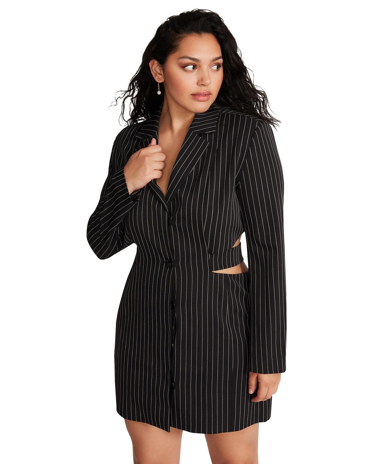 Steve Madden NEVEAH DRESS Női Ruha Fekete | 064DVYABE