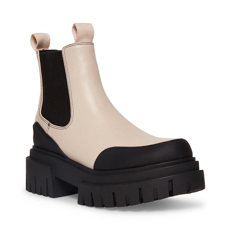 Steve Madden NICKI Női Chelsea Csizma Taupe | 397MHDURK