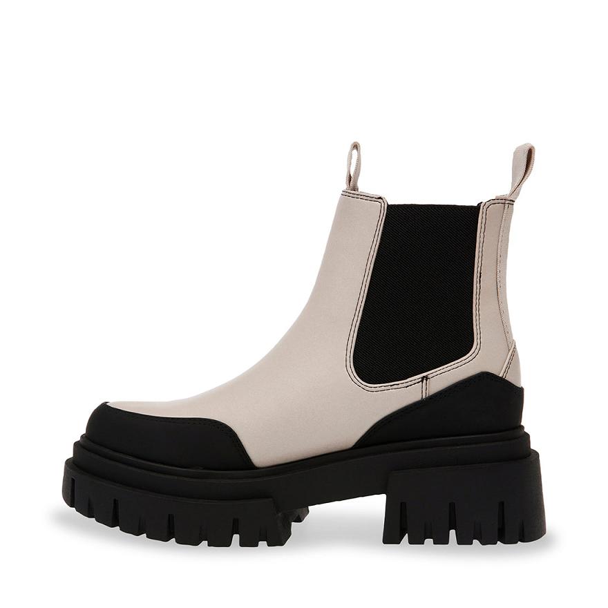 Steve Madden NICKI Női Chelsea Csizma Taupe | 397MHDURK