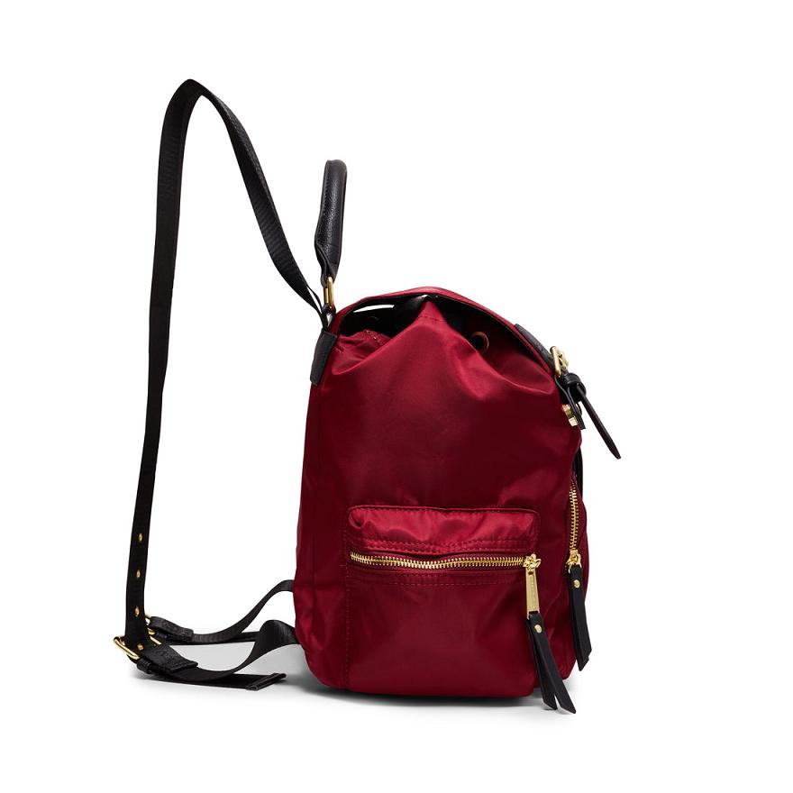 Steve Madden NYLON BACKPACK Női Hátizsák Piros | 352MWZDJX