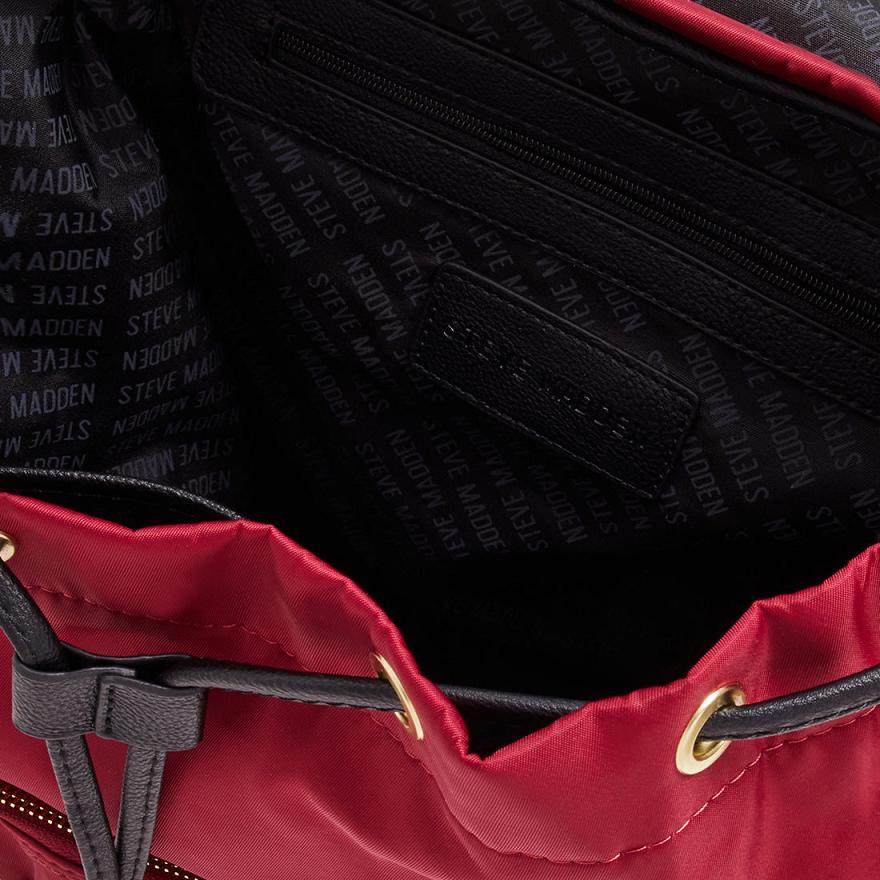 Steve Madden NYLON BACKPACK Női Hátizsák Piros | 352MWZDJX