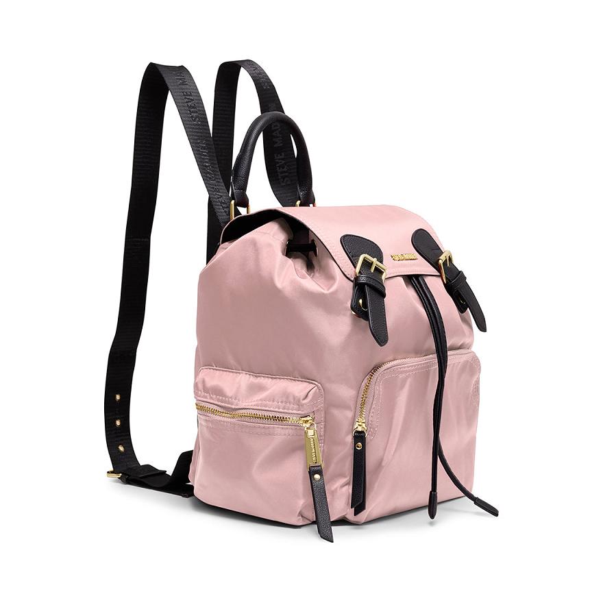 Steve Madden NYLON BACKPACK Női Hátizsák Blush | 768CWNRSJ