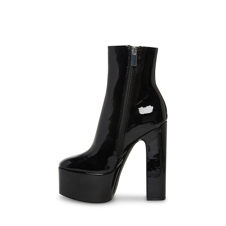 Steve Madden PASSION Női Bokacsizma Fekete | 207TLUYZH