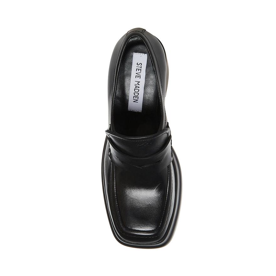 Steve Madden PERRY Női Loafer Cipő Fekete | 653NRIQXV