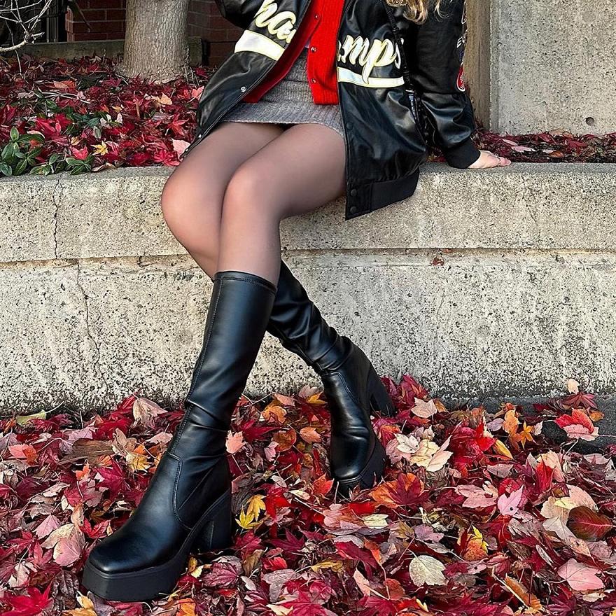 Steve Madden PHOENIX Női Platform Cipő Fekete | 613FOXPSN