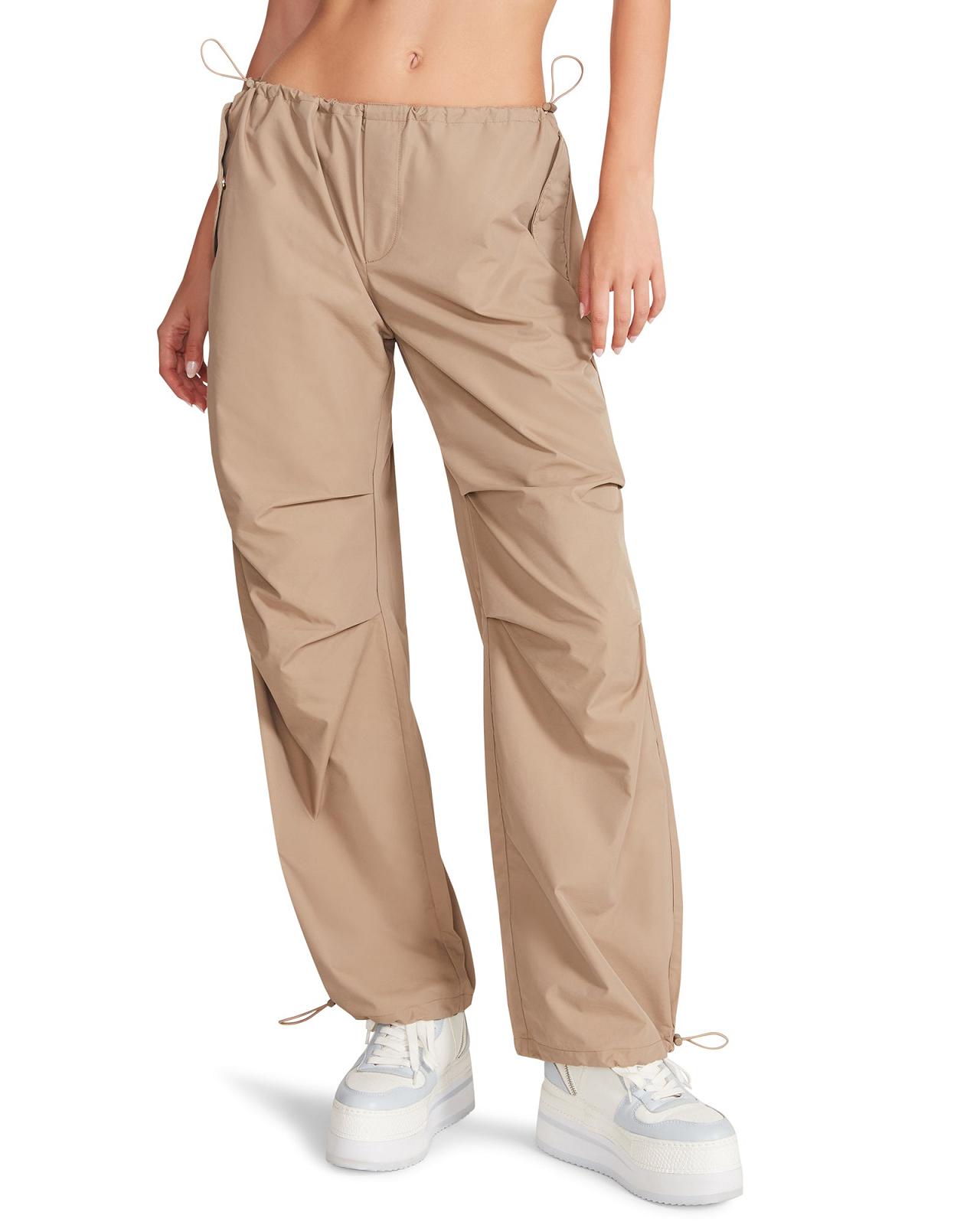 Steve Madden PIA PARACHUTE PANT Női Alsók Khaki | 973IOAHXD
